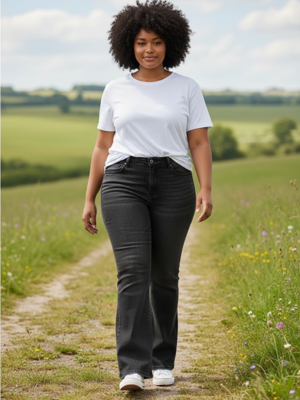 Judy Blue Black Wide Leg High-Rise Jeans